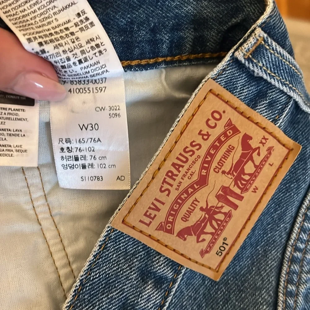 501 Levi Strauss & Co Denim Thigh Length Shorts - Picture 5 of 5